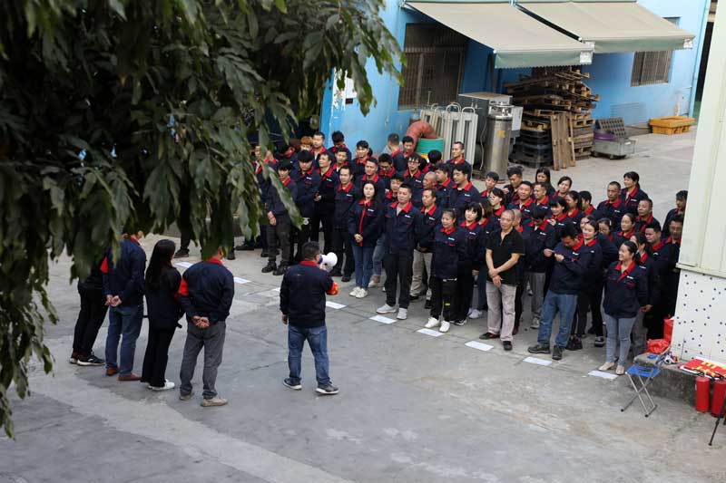 Fire Drill And Hazardous Chemicals Leakage Prevention Drill